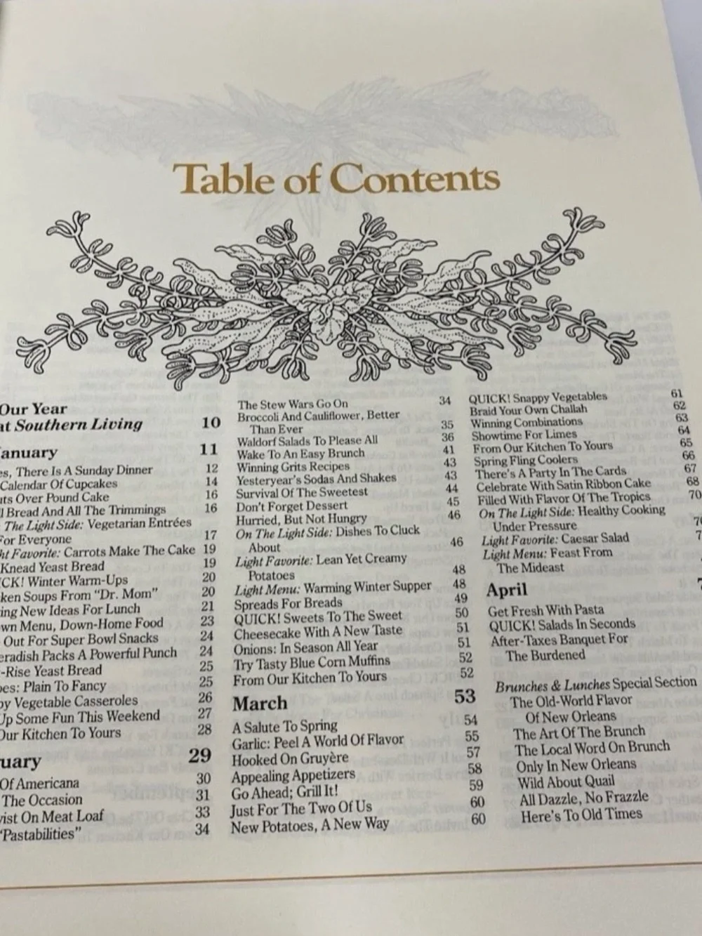 Vintage Southern Living 1992 Annual Recipes Hardcover Cookbook Oxmoor House